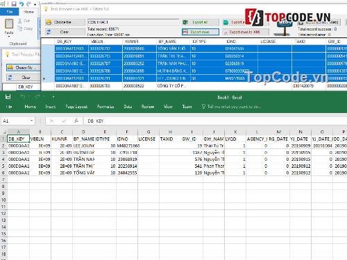 Export XML,Process XML,File XML,ImportXML