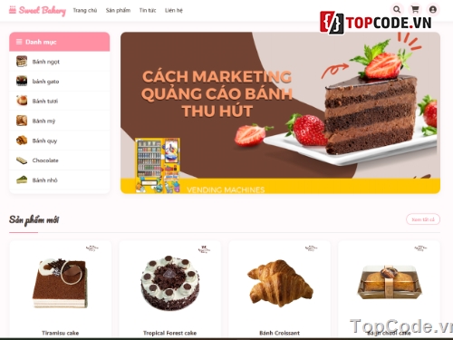Web bán hàng,bán hàng,barkery