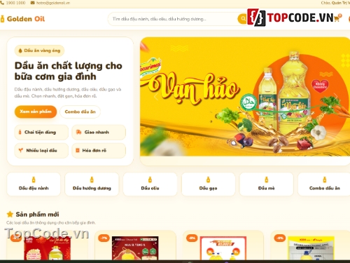 bán web,web bán dầu gội,web bán dầu ăn