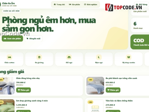 chăn ga gối đệm,web bán gối đệm,web bán đệm