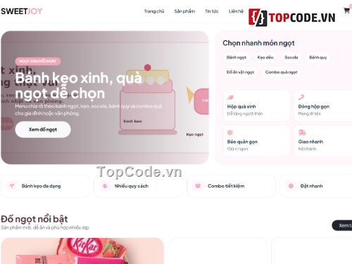 bán web,Sweet,web đồ án
