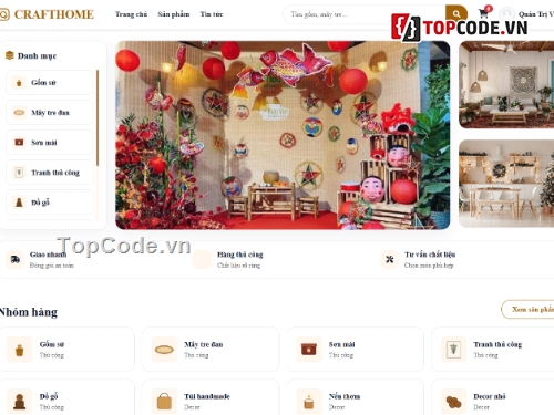 công nghệ web,web công nghệ,web bán đồ thủ công mỹ nghệ