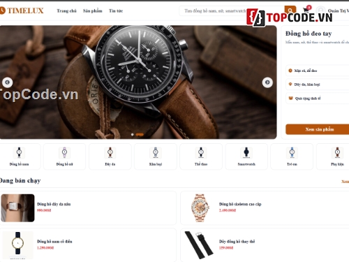 web bán đồng hồ,đồ án web,bán đồng hồ