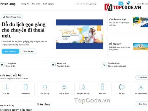 web,travel,web bán dụng cụ