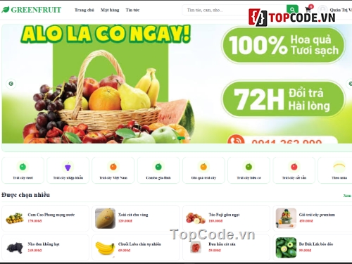 web bán hoa quả,web bán hoa,bán hoa quả
