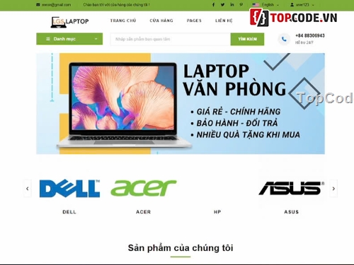 web bán laptop php,web bán laptop,dự án bán láp top