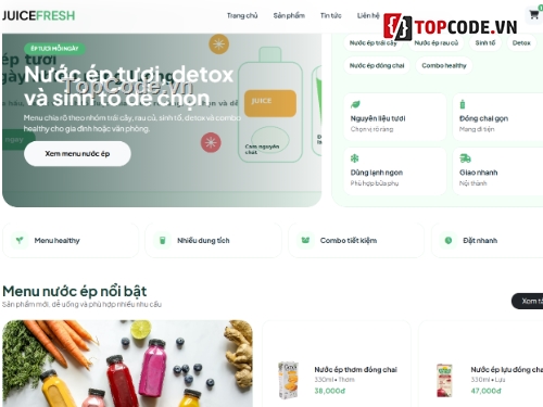 bán web,web bán nước,web php