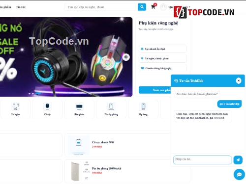 công nghệ,web bán phụ kiện,công nghệ web
