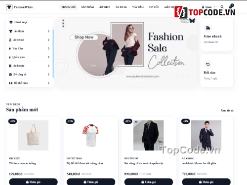 web bán quần áo,bán quần áo,web quần áo