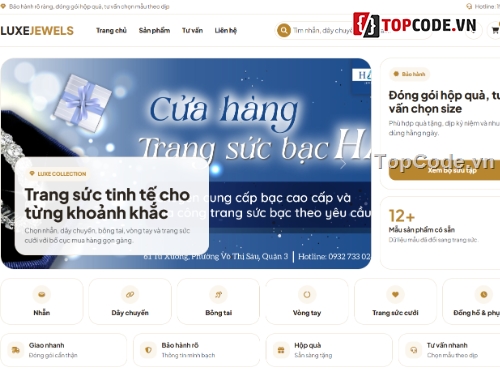 web bán trang sức,web trang sức,Jewel
