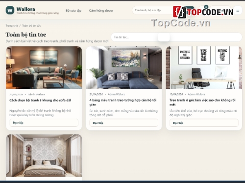 website đẹp,bán tranh,web bán tranh