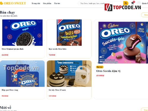 bán kẹo,bán bánh,oreo