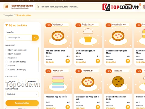 Sweet,bán bánh ngọt,bán bánh