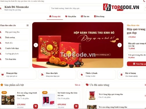 Website bán bánh trung thu,bán bánh,trung thu
