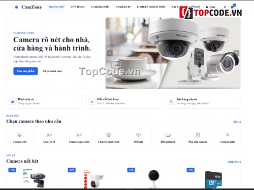 bán website,web bán camera,website camera