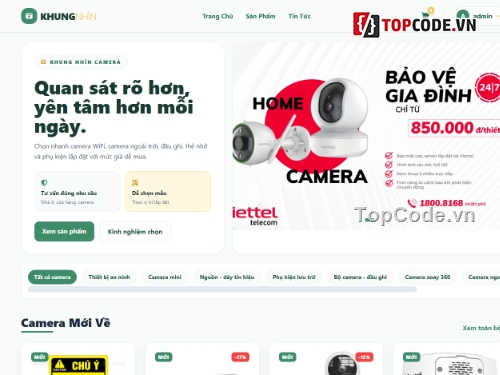 giao diện web,camera,web đẹp