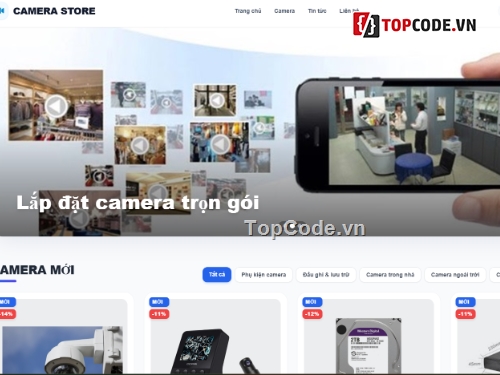 Website php,camera,bán camera