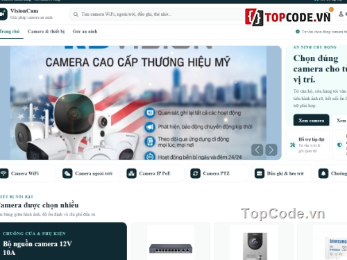 web,camera,bán website