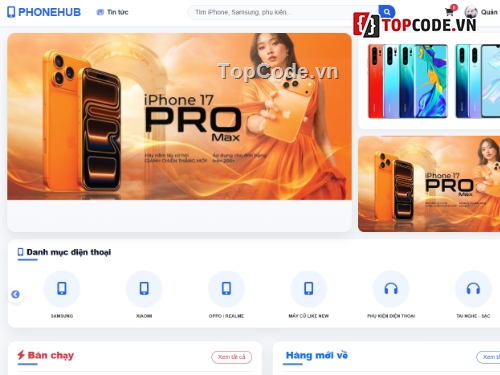 Website bán hàng,Web bán hàng,bán hàng điện thoại