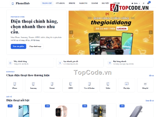 web bán điện thoại,website bán điện thoại,web bán phụ kiện điện thoại