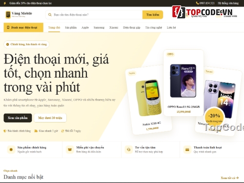 Web điện thoại,bán,điện