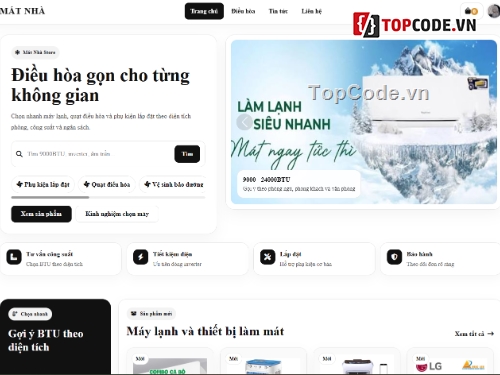 điều hòa,website bán điều hòa,bán