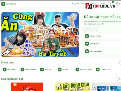 đồ ăn vặt,web bán đồ ăn vặt,bán hàng