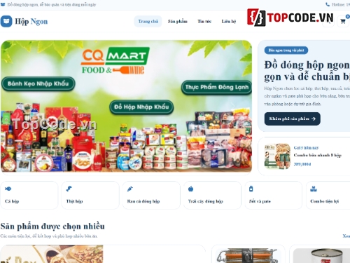 đồ án bán đồ hộp,bán đồ,bán