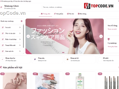bán,Website bán đồ dùng,make up