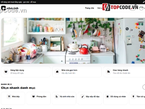 website,web bán đồ dùng,đồ án website