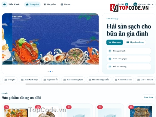 bán,Web bán hải sản,hải sản