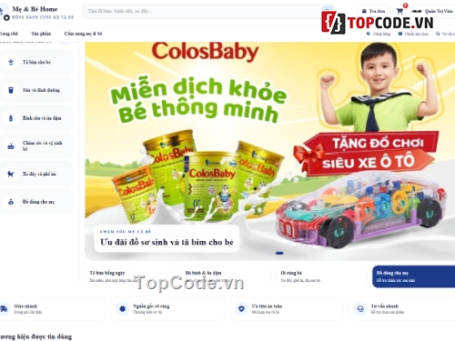 bán đồ,đồ án bán đồ mẹ và bé,Đồ án mẹ và bé