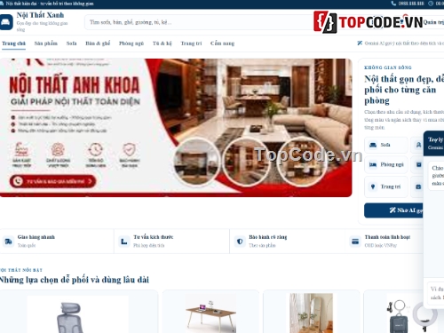 AI,nội thất,source web nội thất