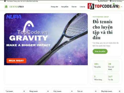 thể thao,Website bán đồ thể thao,tennis