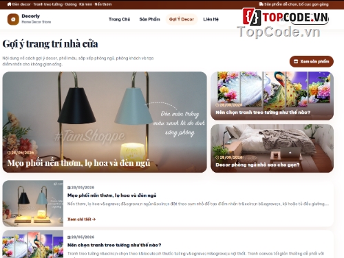 Web trang trí,bán đồ trang trí,trang trí
