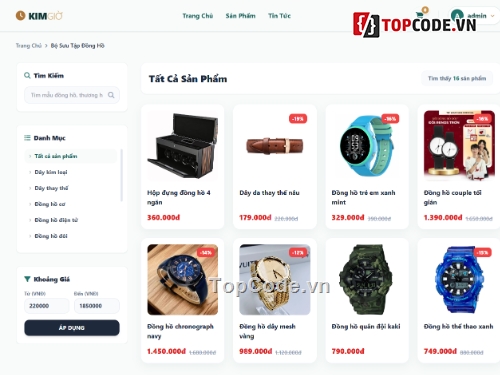 giao diện web,website đẹp,bán đồng hồ