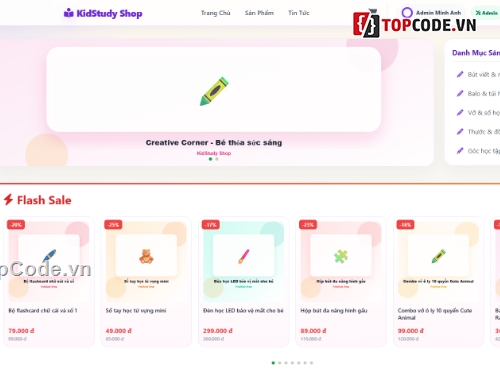 Website bán hàng,Web bán hàng,AI,văn phòng phẩm