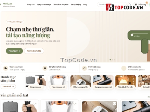 massage,web bán dụng cụ,website