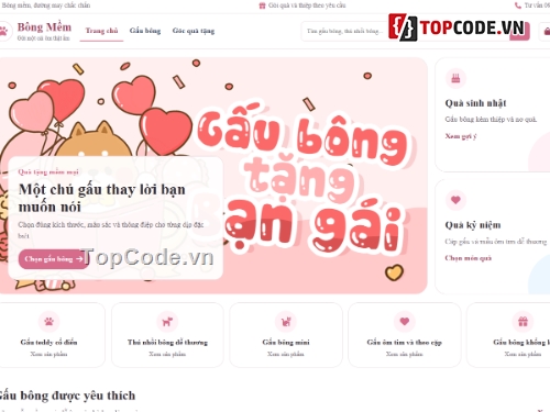 web bán gấu bông,website bán gấu bông,Website bán thú bông
