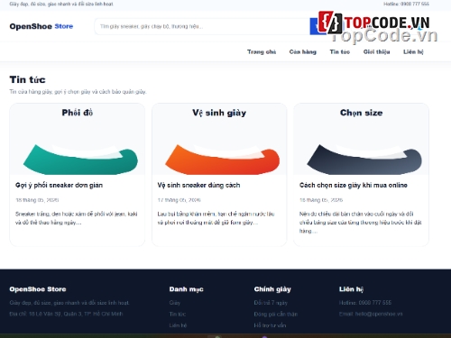 web bán giày,website bán giày,bán web
