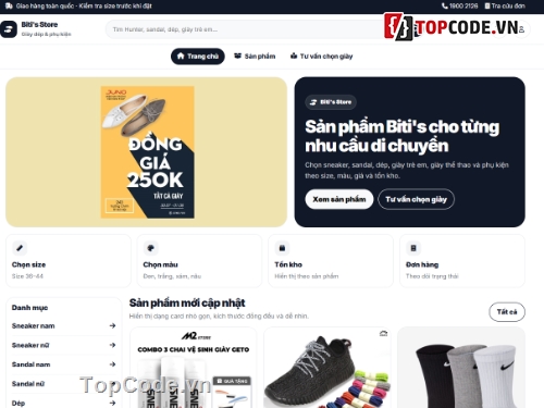 Web bán giày  MVC,web bán giày,web giày