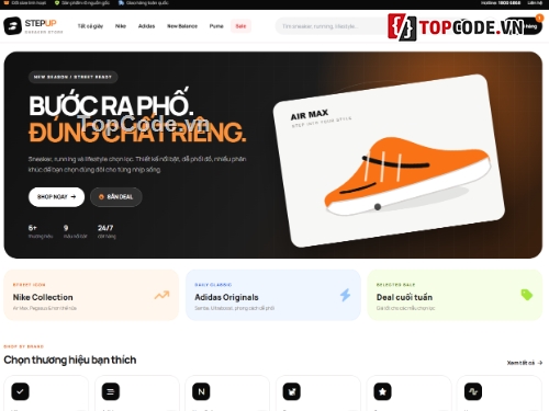 Web bán giày  MVC,Website bán hàng trực tuyến,bán