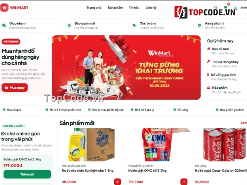 bán hàng online,bán website,website siêu thị