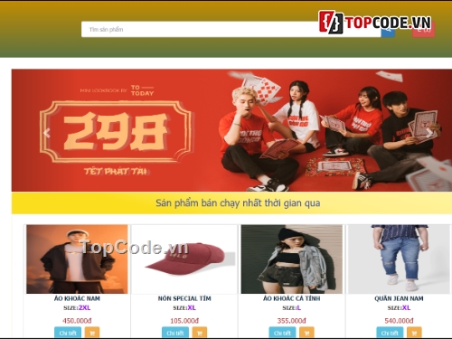 PHP Thuần,Shop thời trang,giao diện đẹp