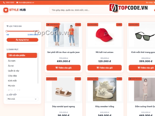 Website bán hàng,Web thời trang,Web bán hàng