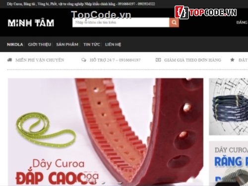 website bán hàng,website vật tư,code web sản phẩm,web cơ khí tự động,source code website