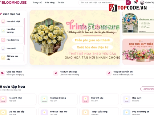 website,bán hoa,website bán hoa