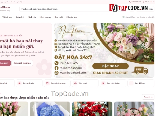 website,bán hoa,bán website