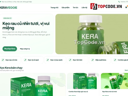 bán kẹo,bán website,website bán rau củ
