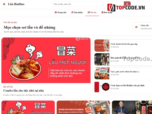 hadilao,bán đồ ăn lâu,đồ nhúng lẩu